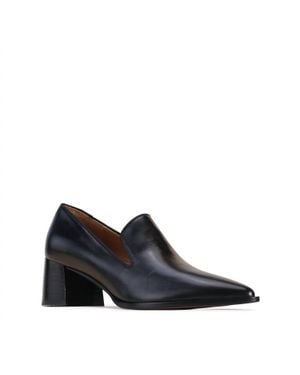 EOS Melbourne Aurielia Heeled Loafer - Blue