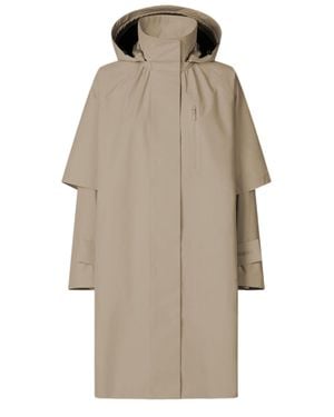 Save The Duck Functional Hooded Nylon Jacket - Natural