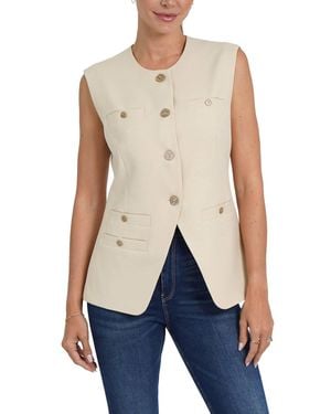 Love Token Hailey Woven Vest - Blue