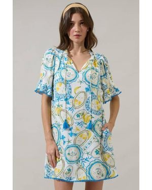 Sugarlips Harvest Island Dress - Blue