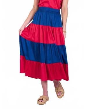Emily Mccarthy Tiered Maxi Skirt