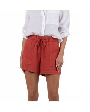 Kut From The Kloth Katana High Rise Short - Red