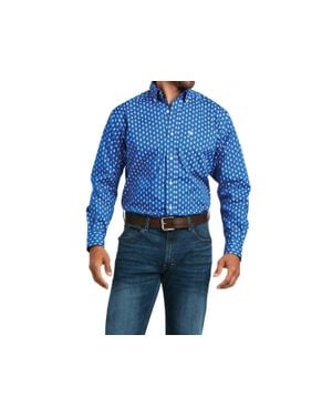 Ariat Stretch Classic Long Sleeve Shirt - Blue