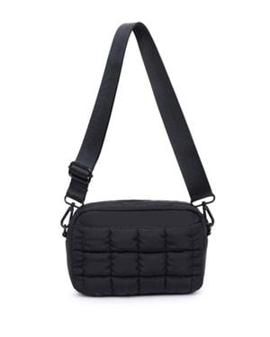 Sol And Selene Inspiration Quilted Nylon Crossbody Bag - Black