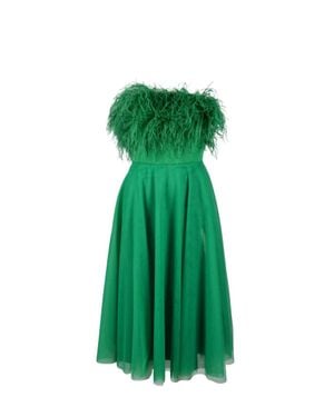 NEFERTARI Long Dress - Green