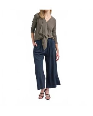 Lauren Manoogian Wave V-Neck Cardigan - Blue
