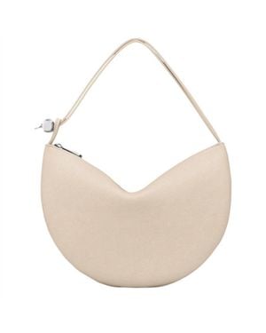 Longchamp Le Roseau Clutch - Natural