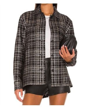 RTA Barry Shirt Jacket - Black