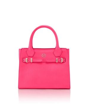 Philipp Plein Small Shopper Bag - Pink