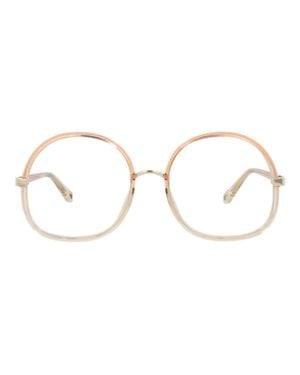 Chloé Round-Frame Injection Optical Frames - Natural