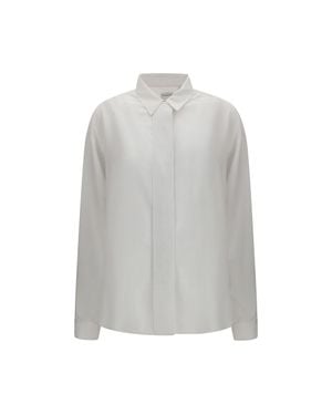 Calvin Klein Silk Dress Shirt - Gray