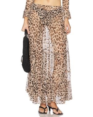 Indah Willow Maxi Skirt - Natural