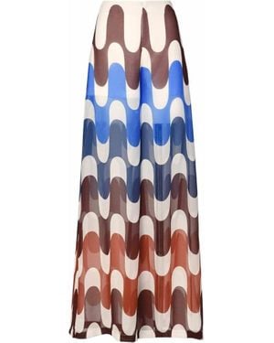 Silvia Tcherassi Benedetto Front Zip Pants - Multicolor