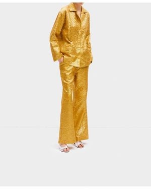 Sleeper Supernova Sequin Pants - Metallic