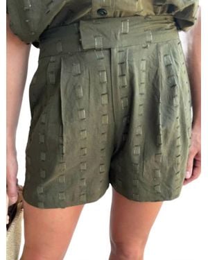 Never A Wallflower Willa Shorts - Green