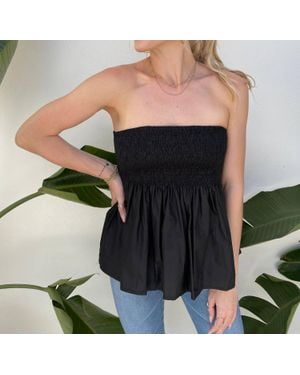 Phie Collective Satin Cutie Top - Black