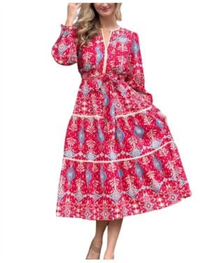..,merci The Camille Dress - Red