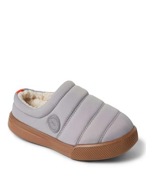 Dearfoams Kendra Nylon Sport Lounge Clog - Gray