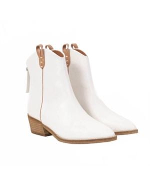 Ccocci Victoria Ankle Bootie Final Sale - White