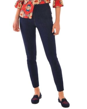 Gretchen Scott Gripeless Denim Pull On Pant - Blue