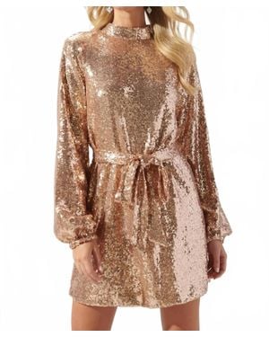 Sugarlips Shining Star Dress - Brown