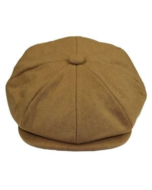 Infinity Leather Peaky Blinders Newsboy 8 Panel Hat - Green