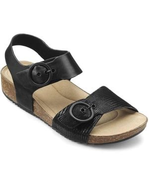 Hotter Tourist Sandal - Black