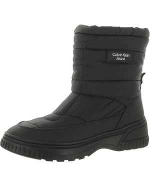 Calvin Klein Dreya Waterproof Pull On Winter Boots Lion358 - Black