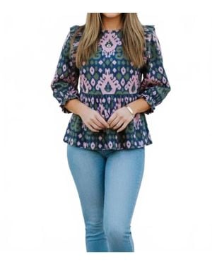 Michelle Mcdowell Scenic Drive Mills Top - Blue