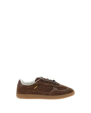 Alohas Chocolate Suede Retro Sneakers - Brown