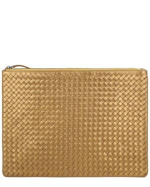 Dragon Diffusion A4 Leather Pochette - Natural