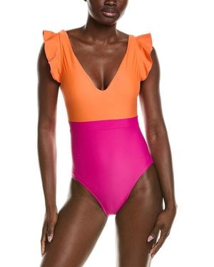 summersalt The Ruffle Backflip One-Piece - Pink