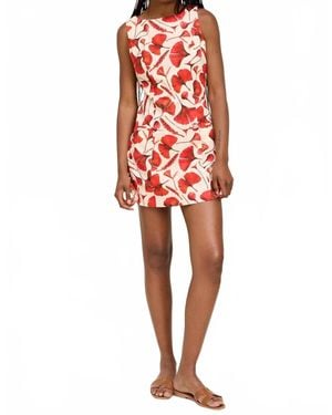 En Saison Josie Sleeveless Mini Dress - Red