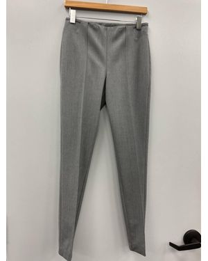 Lorena Antoniazzi Light Tapered Wool Pant - Gray