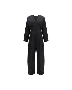 THE LATEST Cotton Jumpsuit - Black