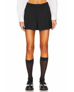 Helmut Lang Pleated Skort - Black
