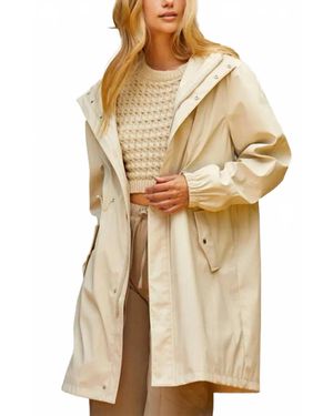 Crescent Briella Rain Coat - Natural