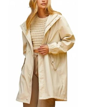 Crescent Briella Rain Coat - Natural