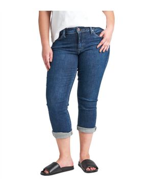 Silver Jeans Co. Suki Capri Jean - Blue