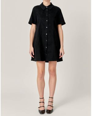 english factory denim lace up mini dress confessionsbyannie on LTK