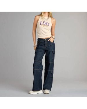 Gameday Social Lsu Tigers Tank Top - Blue