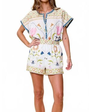 Cleobella Hayden High Waist Shorts - White