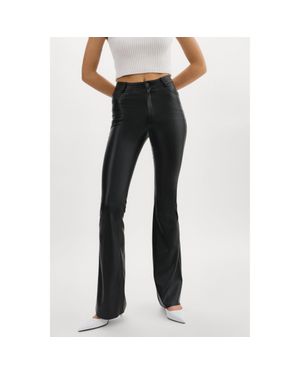 Lamarque Kaida Faux Leather Flare Pants - Black