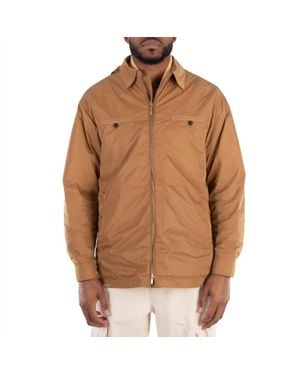 Ferragamo Detachable Hood Long Sleeve Jacket - Brown