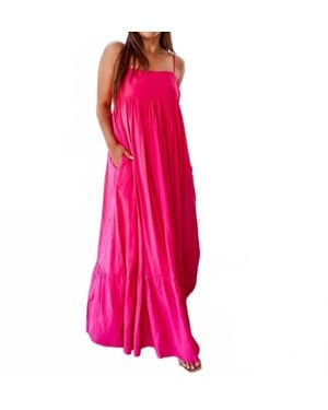2.7 August Apparel Lemonade Maxi Dress - Pink