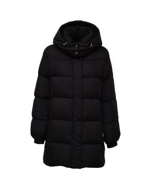 Add Amadeus Detachable Hooded Down Coat - Black
