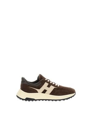 Hogan Hyperlight Allacciato H Nubuck Sneakers - White
