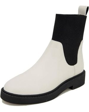 Andre Assous Bootie Round Toe Ankle Boots Khd792 - Black