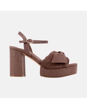 Shu Shop Hollywood Chunky Heel - Brown