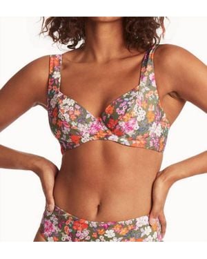 Sea Level Parkland Top C/D Cup With Underwire Bikini Bra - Brown